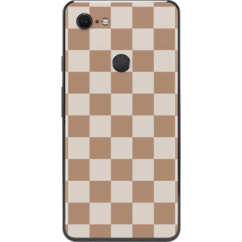 Neutral Checkered Google Pixel 3 XL Skin